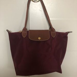 Authentic Longchamp Small Maroon Bag